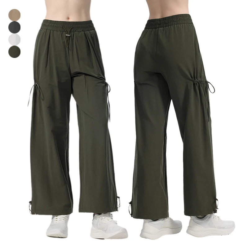 Women Baggy Pants Casual Straight Trousers Wide Leg Pants Women Cargo Pants Lose Fit Fitness Yoga Pants Elastic Women Pants
Women Baggy Pants Casual Straight Trousers Wide Leg Pants Women Cargo Pants Lose Fit Fitness Yoga Pants Elastic Women Pants