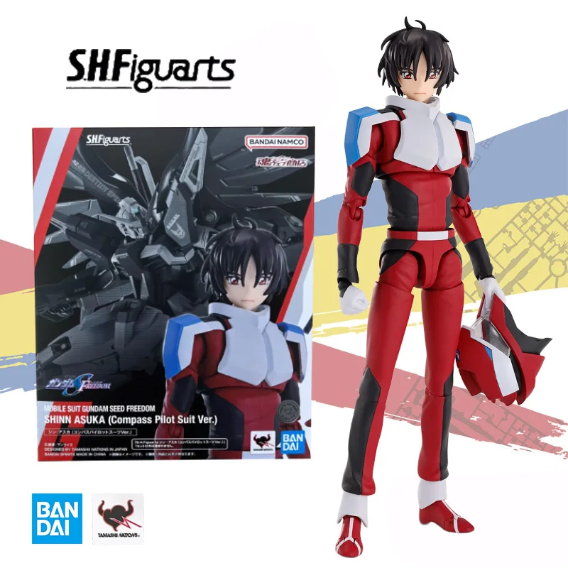 Bandai Genuine SHF SHINN ASUKA Compass Pilot Suit Ver Mobile Suit Gundam SEED FREEDOM Anime Action Collectible Model Ornaments
Bandai Genuine SHF SHINN ASUKA Compass Pilot Suit Ver Mobile Suit Gundam SEED FREEDOM Anime Action Collectible Model Ornaments