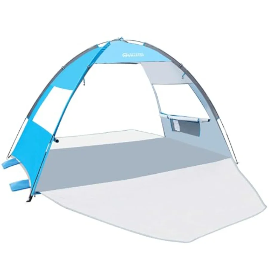 Beach Tent Sun Shelter with 2 Ventilated Doors, UPF50+ Easy Setup Beach Tent Canopy for 3 Person, Lightweight and Portable Fami
Beach Tent Sun Shelter with 2 Ventilated Doors, UPF50+ Easy Setup Beach Tent Canopy for 3 Person, Lightweight and Portable Fami