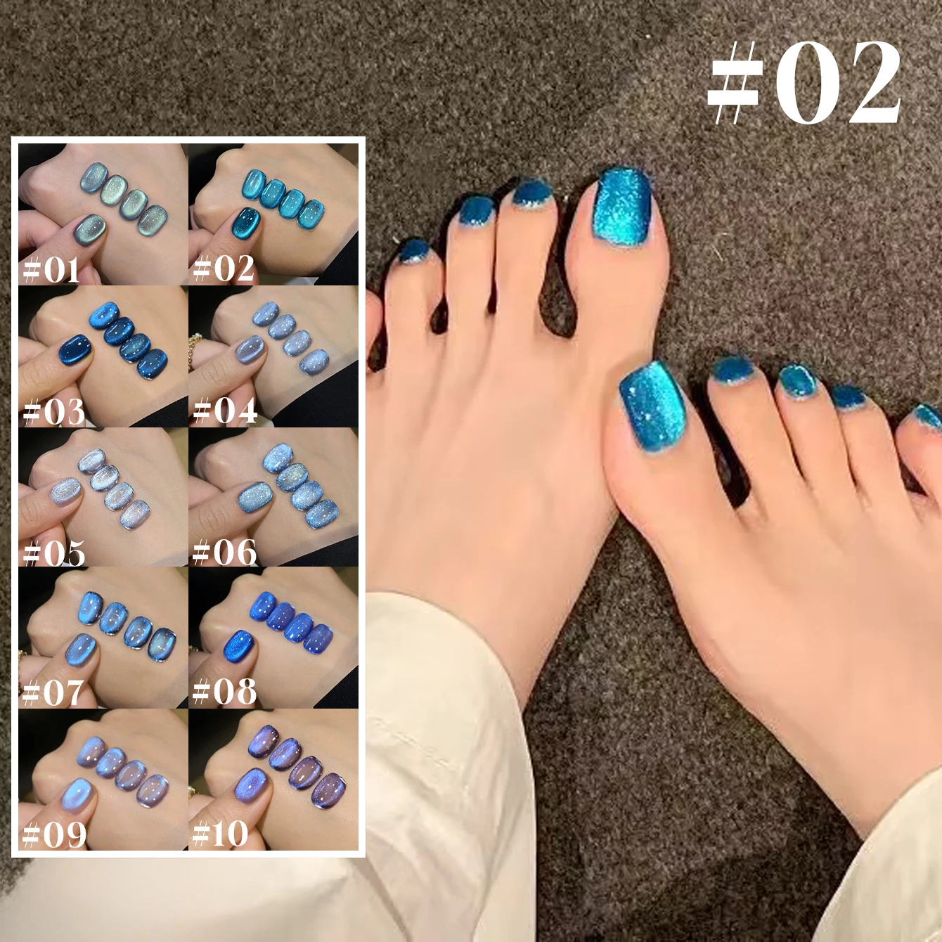 1pcs 12ML Advanced Eyes Starry Sea Blue Glass Bead Moonlight Cat Eye Magnet Gel Nail Polish Nail Supplies Blue Nails
1pcs 12ML Advanced Eyes Starry Sea Blue Glass Bead Moonlight Cat Eye Magnet Gel Nail Polish Nail Supplies Blue Nails
