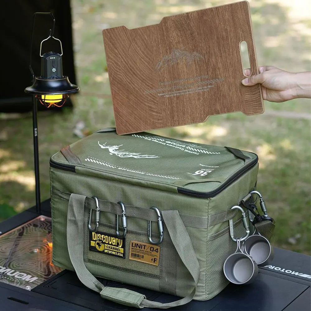 36L tactical picnic bag waterproof travel insulation bag with desktop portable camping equipment cookware storage box
36L tactical picnic bag waterproof travel insulation bag with desktop portable camping equipment cookware storage box