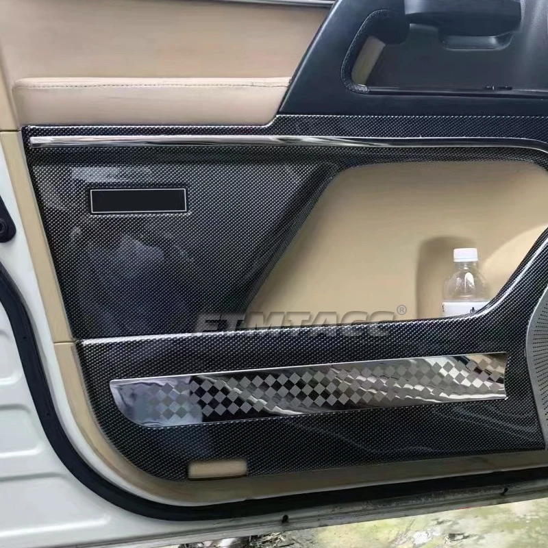 For Toyota Land Cruiser 2008 - 2020 ABS Carbon Fiber Inner Door Panel Protection Anti Dirty Anti Kick Pad Cover Stickers
For Toyota Land Cruiser 2008 - 2020 ABS Carbon Fiber Inner Door Panel Protection Anti Dirty Anti Kick Pad Cover Stickers