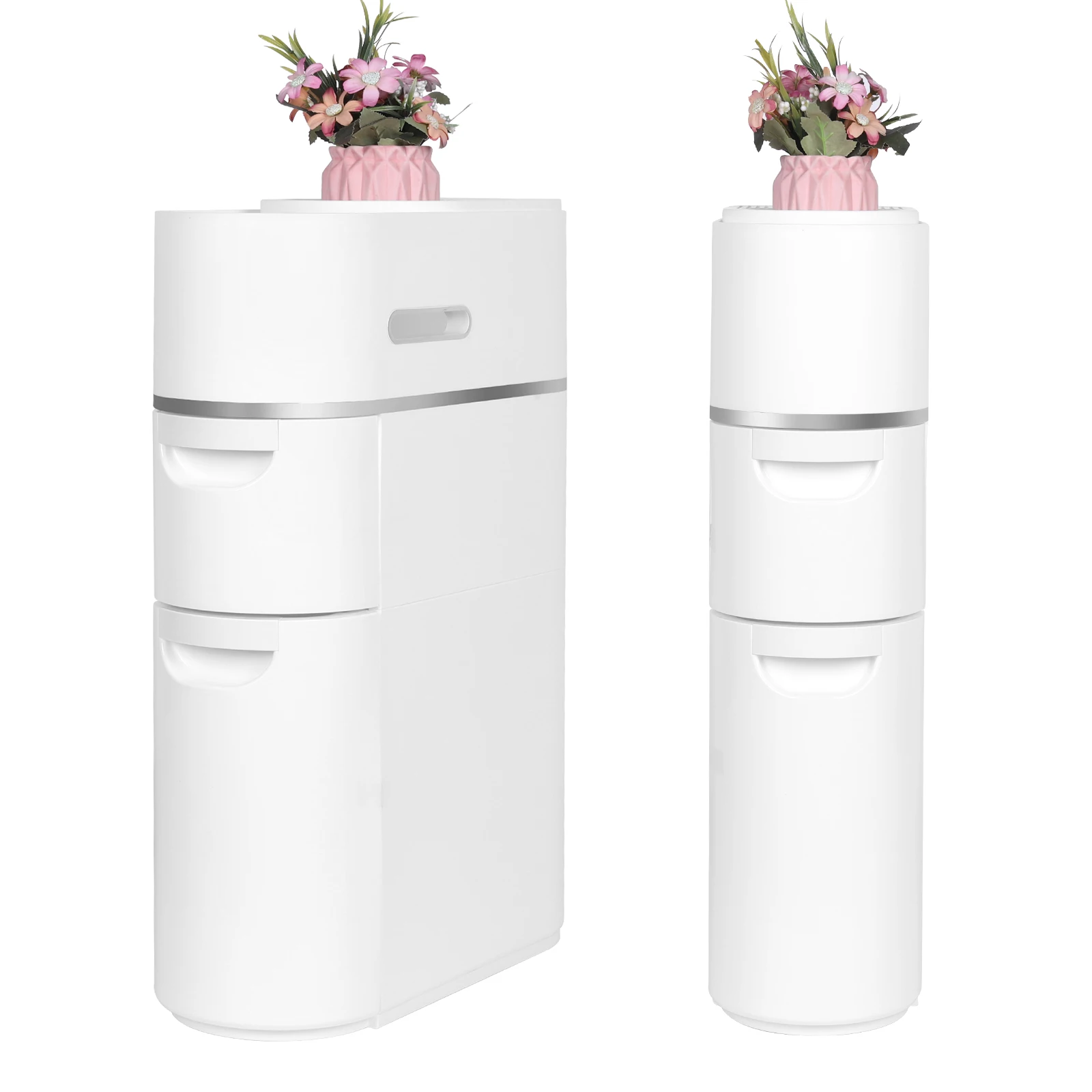 Plastic Storage Cabinet Waterproof Free Standing Floor Cabinet Large Capacity Slim Bathroom Storage Cabinet Bedroom Accessories
Plastic Storage Cabinet Waterproof Free Standing Floor Cabinet Large Capacity Slim Bathroom Storage Cabinet Bedroom Accessories