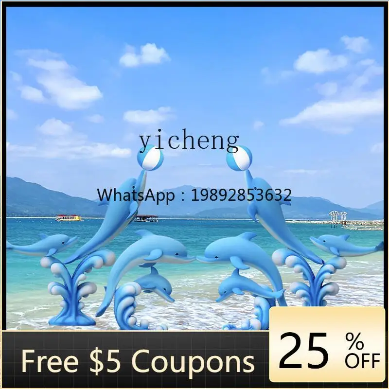 BJ high-end simulation dolphin fiberglass ocean park seaside crab sculpture fountain decoration
BJ high-end simulation dolphin fiberglass ocean park seaside crab sculpture fountain decoration