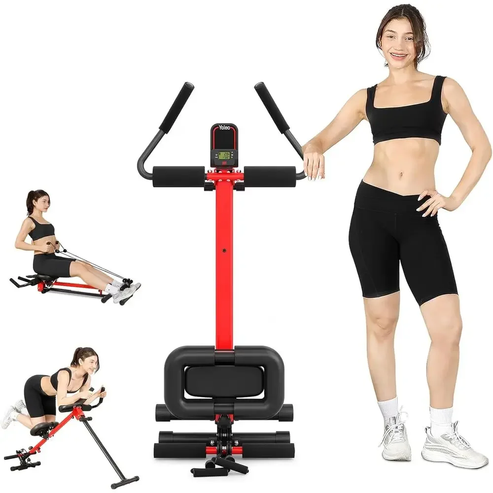 Adjustable Multi-Function Ab Trainer with Rowing and Crunch Support for Home Fitness
Adjustable Multi-Function Ab Trainer with Rowing and Crunch Support for Home Fitness