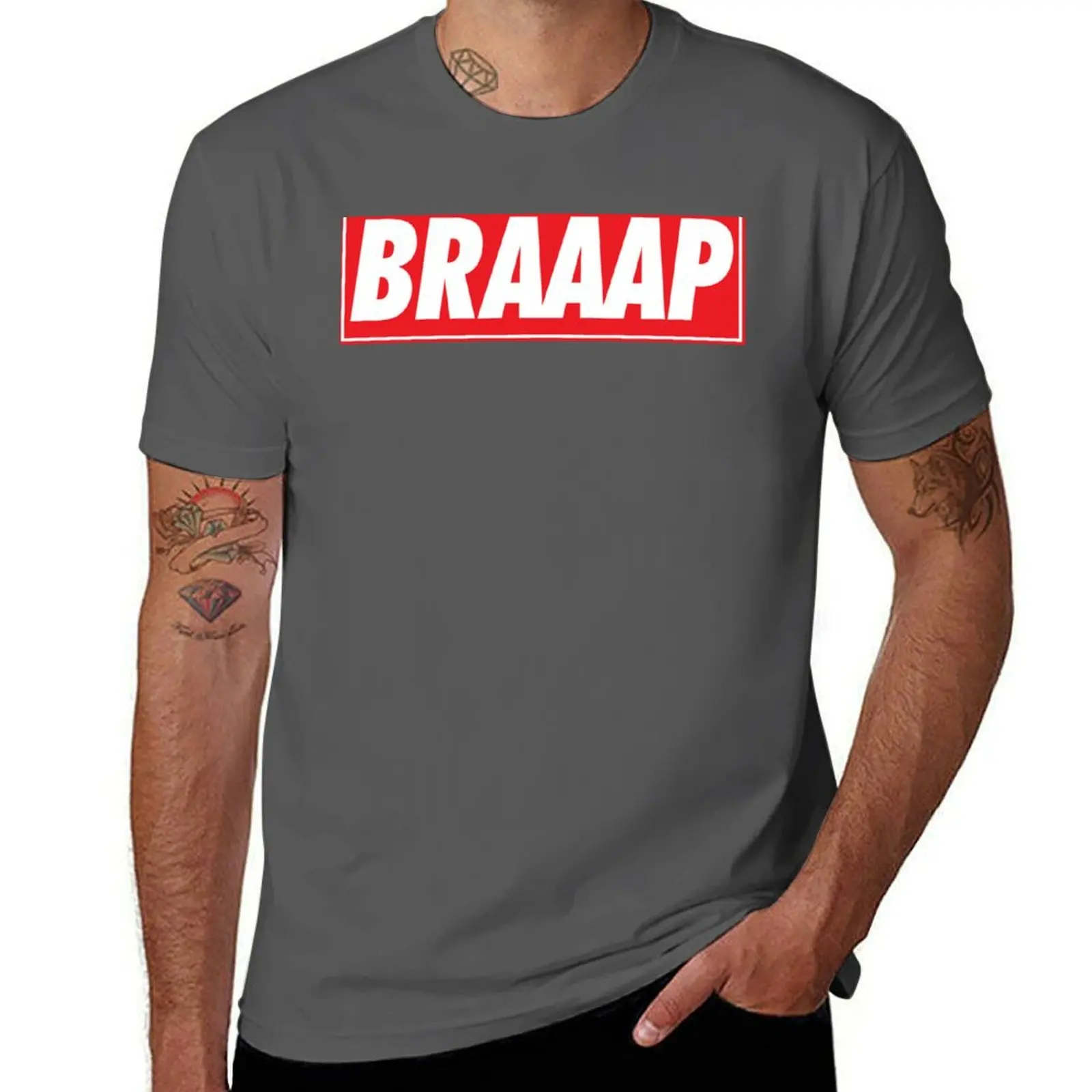 BRAAAP Sticke T-Shirt quick drying Short sleeve tee man t shirt men tshirt 
BRAAAP Sticke T-Shirt quick drying Short sleeve tee man t shirt men tshirt