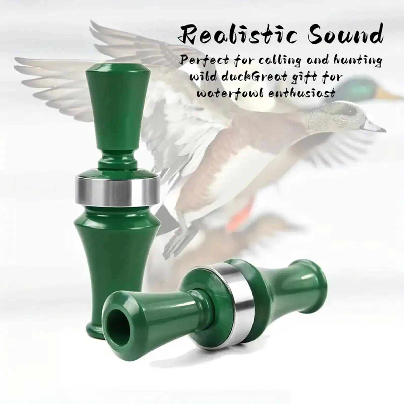 Duck Call Whistle Acrylic Lightweight Lure Bird Caller Outdoor Survival Goods for Hunting Ducks and Geese
Duck Call Whistle Acrylic Lightweight Lure Bird Caller Outdoor Survival Goods for Hunting Ducks and Geese