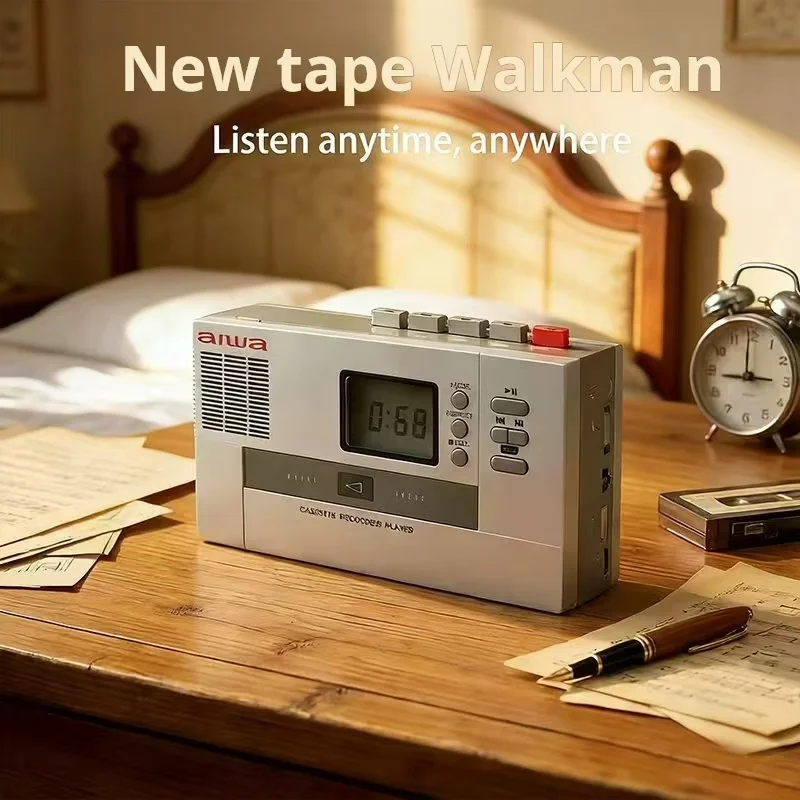 New Aihua Retro Cassette Cassette Player with Audio Connection Wireless Bluetooth Earphones/Speakers Supports MP3/USB Disk Playb
New Aihua Retro Cassette Cassette Player with Audio Connection Wireless Bluetooth Earphones/Speakers Supports MP3/USB Disk Playb