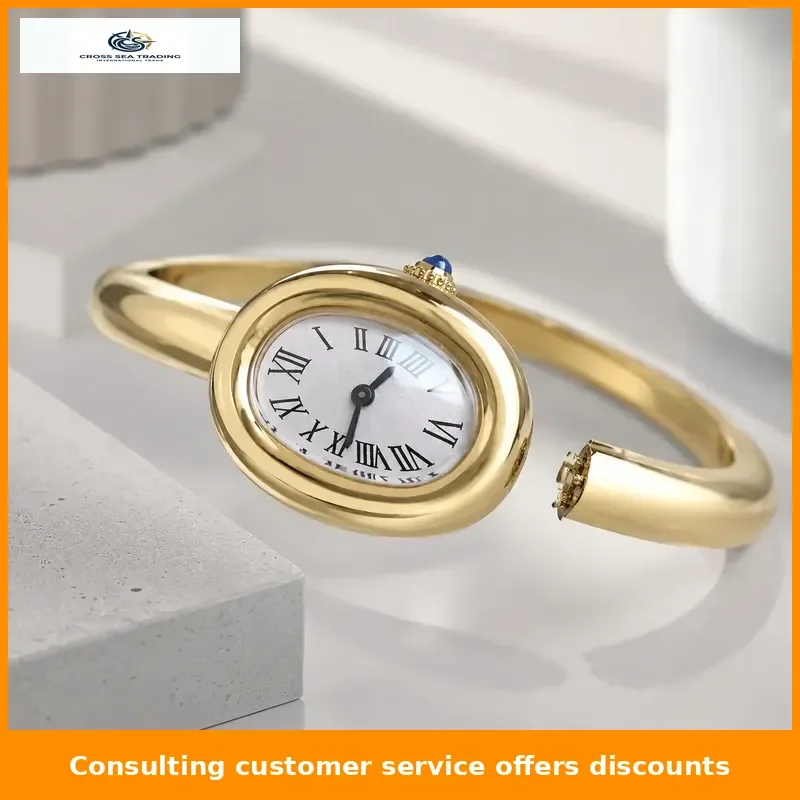 Fashion Brand Woman Watches Bathtub Girl Oval Bracelet Style High-quality Japanese Quartz Movement Steel Band Luxury Clock
Fashion Brand Woman Watches Bathtub Girl Oval Bracelet Style High-quality Japanese Quartz Movement Steel Band Luxury Clock