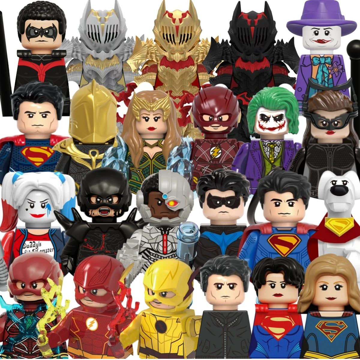 Superhero Hot sale collectible limited edition brick block toys DC character Two-Face Superman Black Adam building block gifts
Superhero Hot sale collectible limited edition brick block toys DC character Two-Face Superman Black Adam building block gifts
