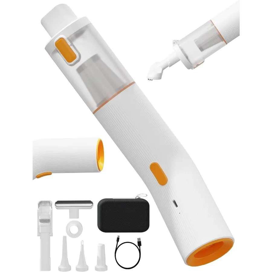 Cordless Car Vacuum, 4 in 1 Portable Mini Handheld Vacuum Cleaner with 15000pa Suction Power, 2 Suction Modes & Multi-Nozzles fo
Cordless Car Vacuum, 4 in 1 Portable Mini Handheld Vacuum Cleaner with 15000pa Suction Power, 2 Suction Modes & Multi-Nozzles fo