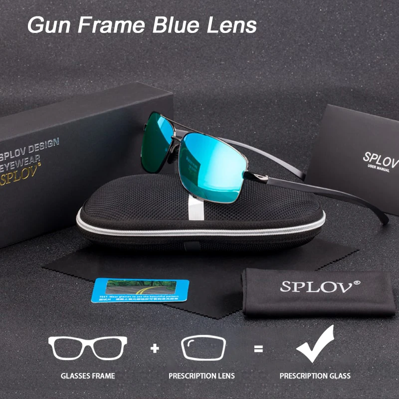 SPLOV Polarized Prescription Sunglasses Professional Customized Progressive Prescription Sunglasses for Men and Women Sunglasses
SPLOV Polarized Prescription Sunglasses Professional Customized Progressive Prescription Sunglasses for Men and Women Sunglasses