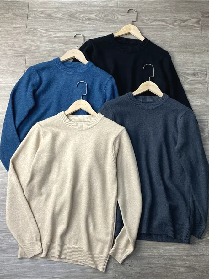 Men's Knitted Long Sve Sweater Tight Fit Soft Polyester Cotton Blend Winter Casual Wear round Ne Breathable Color
Men's Knitted Long Sve Sweater Tight Fit Soft Polyester Cotton Blend Winter Casual Wear round Ne Breathable Color