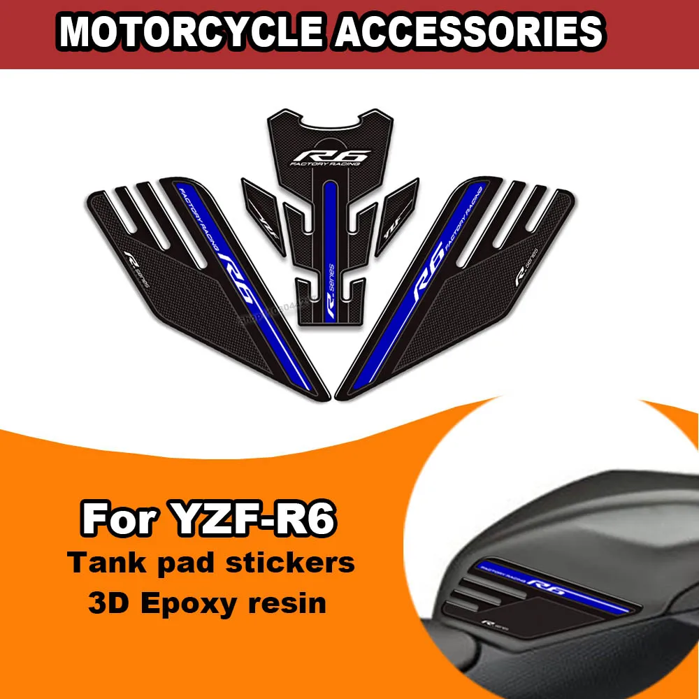 For YAMAHA YZF-R6 YZF R6 YZFR6 20108-20216 Motorcycle Stickers Decals Protector Tank Pad Grips Gas Fuel Oil Kit Knee
For YAMAHA YZF-R6 YZF R6 YZFR6 20108-20216 Motorcycle Stickers Decals Protector Tank Pad Grips Gas Fuel Oil Kit Knee