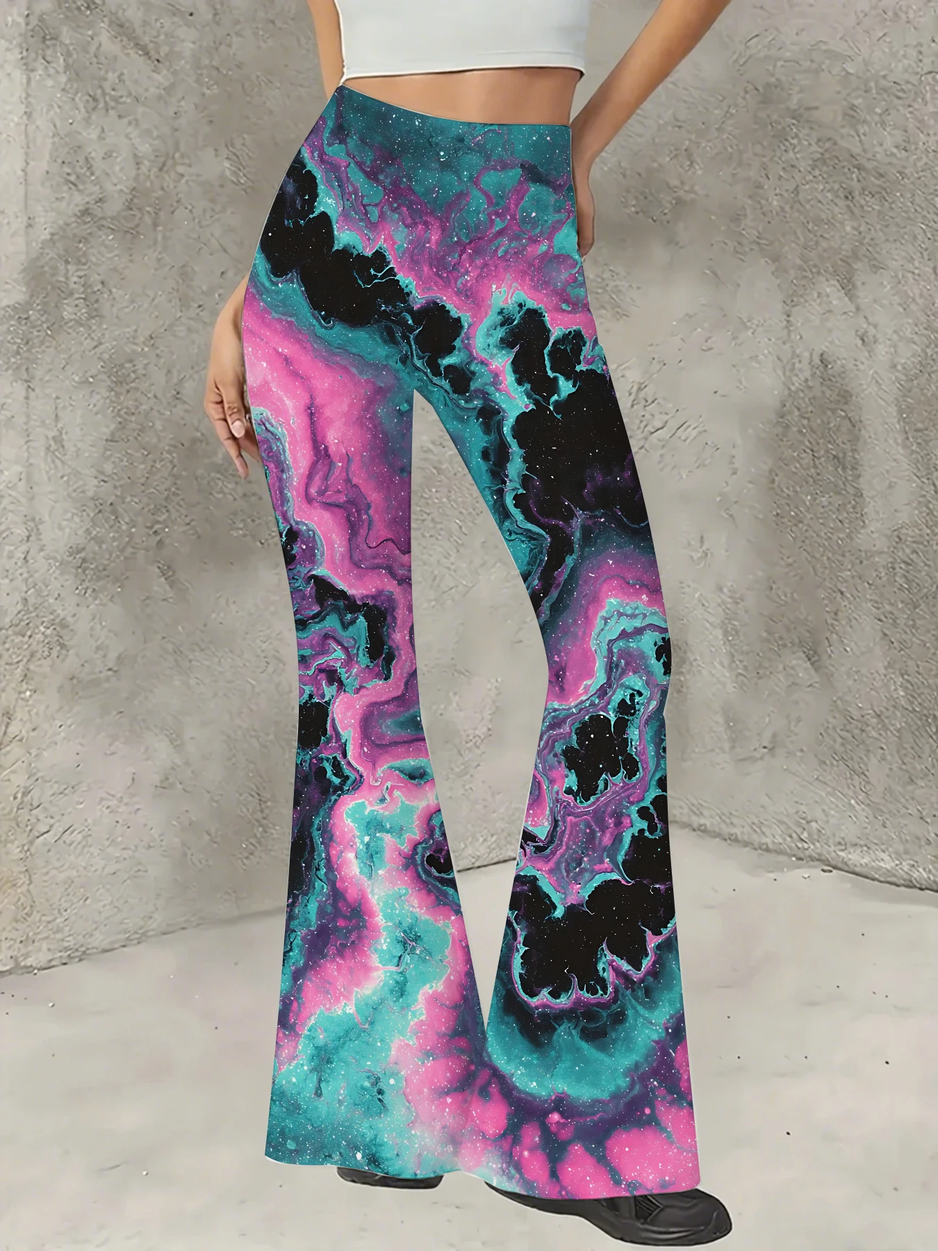 Korean Style Printed Flare Pants Women High Waist Slim Fit Bell Bottom Leggings
Korean Style Printed Flare Pants Women High Waist Slim Fit Bell Bottom Leggings