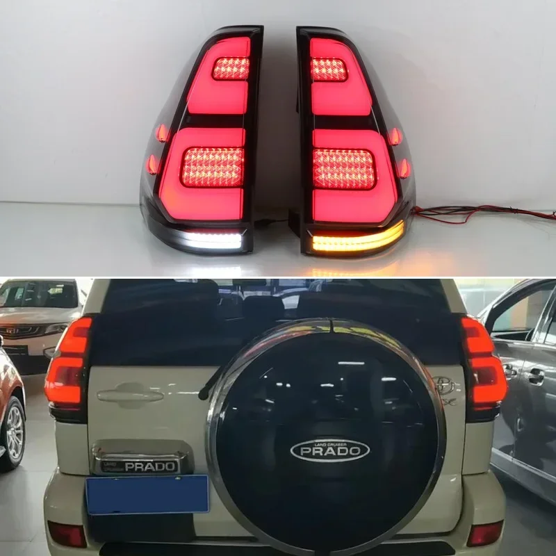 Car LED Taillight Tail Lights For Toyota Prado 120 FJ120 2003 - 2007 2008 2009 Rear Brake Lamp Reverse Dynamic Turn Signal
Car LED Taillight Tail Lights For Toyota Prado 120 FJ120 2003 - 2007 2008 2009 Rear Brake Lamp Reverse Dynamic Turn Signal