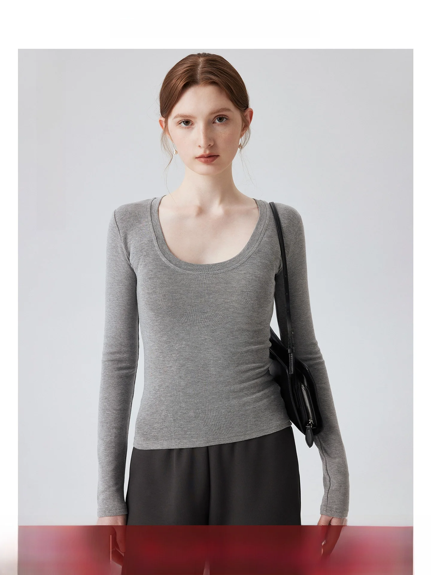 Slim Fit Cotton Long Sleeve U-Neck T-Shirt Women's Casual Comfortable Breathable Spring Fashion Korean Style Color Base...
Slim Fit Cotton Long Sleeve U-Neck T-Shirt Women's Casual Comfortable Breathable Spring Fashion Korean Style Color Base...