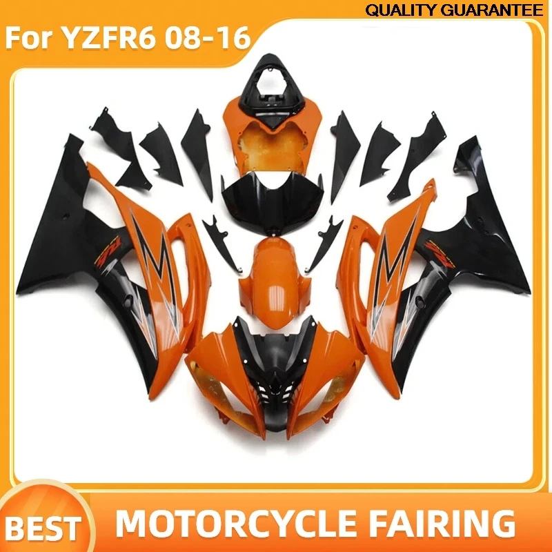 YZFR6 2008-2016 Orange Motorcycle Fairing Set for YAMAHA YZF R6 YZF-R6 08-16 High Quality Free Custom Aftermarket
YZFR6 2008-2016 Orange Motorcycle Fairing Set for YAMAHA YZF R6 YZF-R6 08-16 High Quality Free Custom Aftermarket