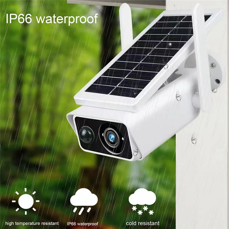 Solar Camera Wireless 3MP Battery Powered Wifi IP Cameras Outdoor 8W Surveillance Waterproof CCTV PIR For Smart Home
Solar Camera Wireless 3MP Battery Powered Wifi IP Cameras Outdoor 8W Surveillance Waterproof CCTV PIR For Smart Home