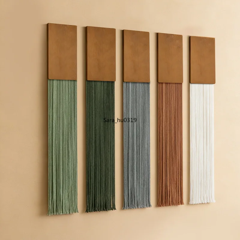 Wood Bead Tassel Wall Hanging Handmade Woven Cotton Rope Tapestry Nordic Vintage Decor for Bedroom Hotel Background Wall
Wood Bead Tassel Wall Hanging Handmade Woven Cotton Rope Tapestry Nordic Vintage Decor for Bedroom Hotel Background Wall