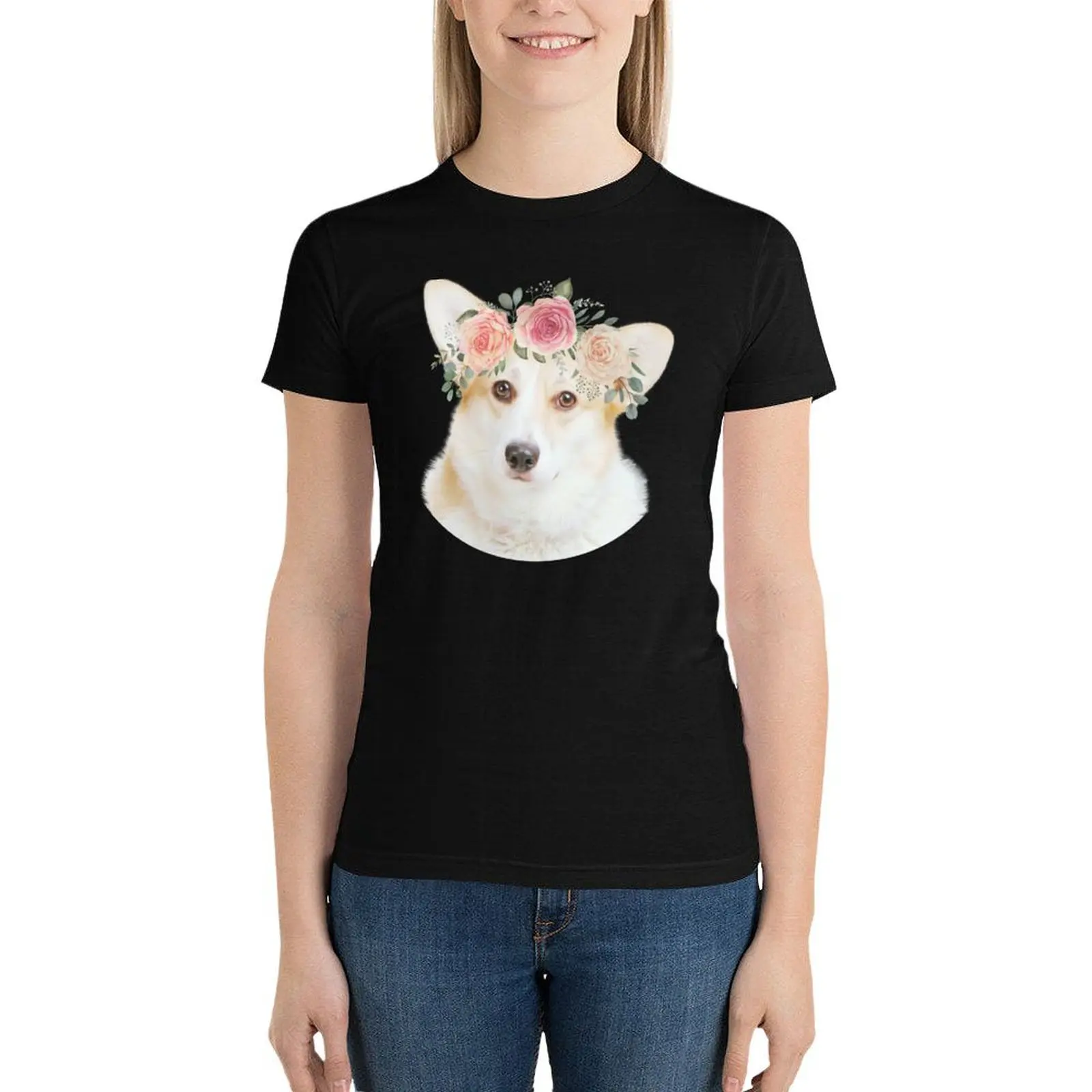 Funny dog with flowers T-Shirt aesthetic clothes vintage clothes hippie clothes Women t-shirts
Funny dog with flowers T-Shirt aesthetic clothes vintage clothes hippie clothes Women t-shirts