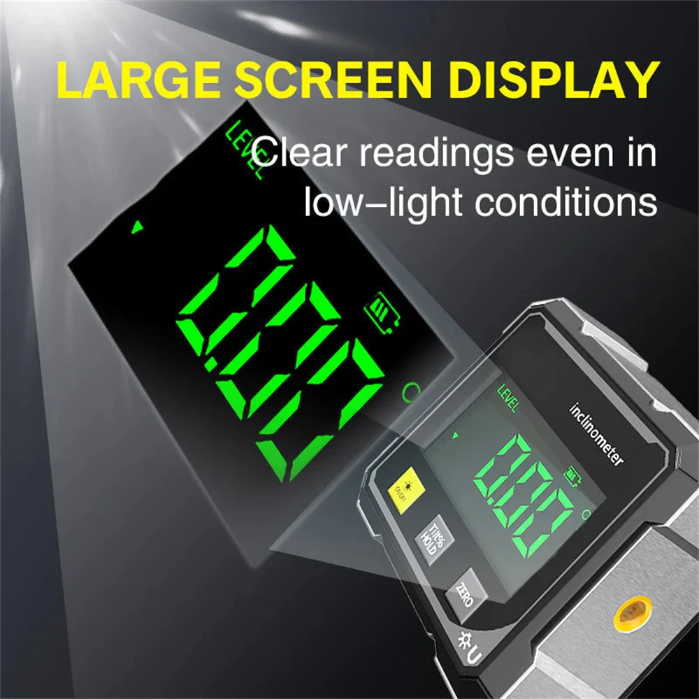 Woodworking Tools 4-sided Magnetic Dual Laser Inclinometer Digital Angle Measuring Instrument with Tilt Measurement Laser Level
Woodworking Tools 4-sided Magnetic Dual Laser Inclinometer Digital Angle Measuring Instrument with Tilt Measurement Laser Level