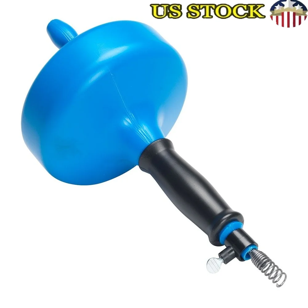 Ручной сливной шнек для змеи, 15 футов, высокопрочная пружинная проволока, ручной шатун с футляром для хранения, раковина, ванна, душа, удаление засоров 
Ручной сливной шнек для змеи, 15 футов, высокопрочная пружинная проволока, ручной шатун с футляром для хранения, раковина, ванна, душа, удаление засоров