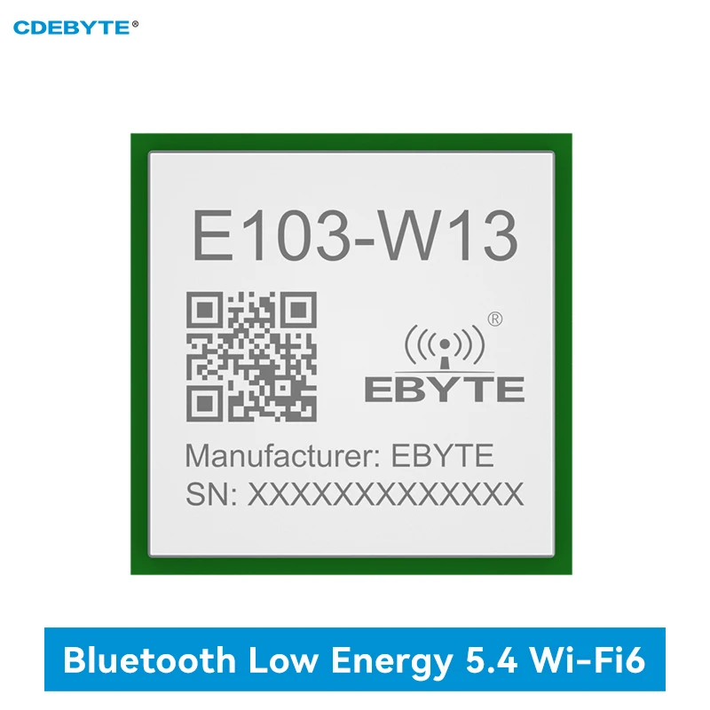 CC3301 WIFI 6 Bluetooth SoC Industrial Grade Module Ble5.4 2.4G CDEBYTE E103-W13(3301) Low Power 20dbm SPI
CC3301 WIFI 6 Bluetooth SoC Industrial Grade Module Ble5.4 2.4G CDEBYTE E103-W13(3301) Low Power 20dbm SPI
