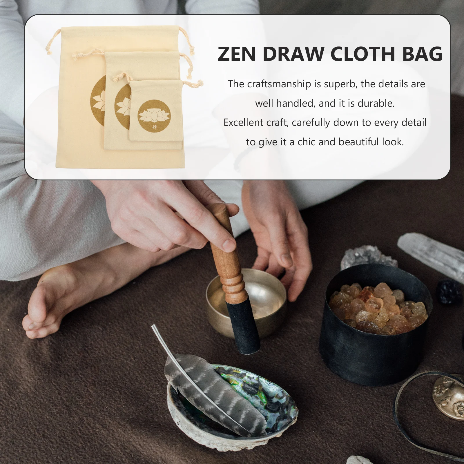 3Pcs Singing Bowl Drawstring Bag Premium Storage Pouch for Meditation Tibetan Sound Bowl Protective Carrying Case
3Pcs Singing Bowl Drawstring Bag Premium Storage Pouch for Meditation Tibetan Sound Bowl Protective Carrying Case