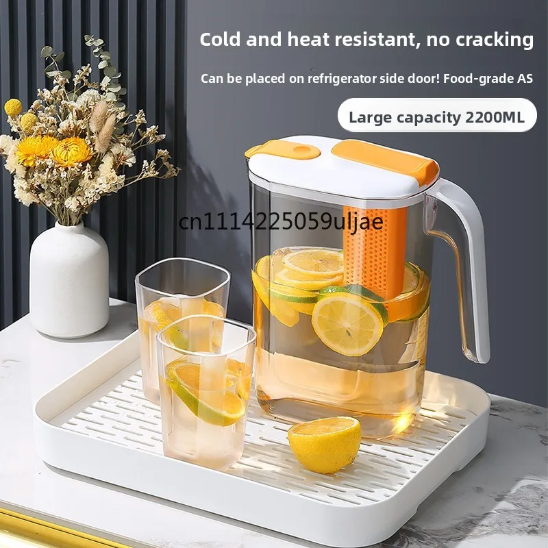 Large Capaci Cold Water Pot Heat Resistant Drop Proof Fruit Tea Barrel Beverage Ice Water Bottle for Frie Home Use
Large Capaci Cold Water Pot Heat Resistant Drop Proof Fruit Tea Barrel Beverage Ice Water Bottle for Frie Home Use