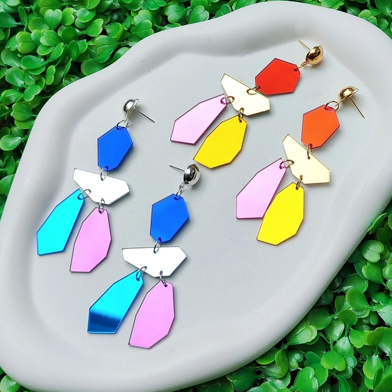 KUGUYS Geometric Mirror Acrylic Dangle Earrings Women's Boho Music Festival Y2K Statement Jewelry 
KUGUYS Geometric Mirror Acrylic Dangle Earrings Women's Boho Music Festival Y2K Statement Jewelry