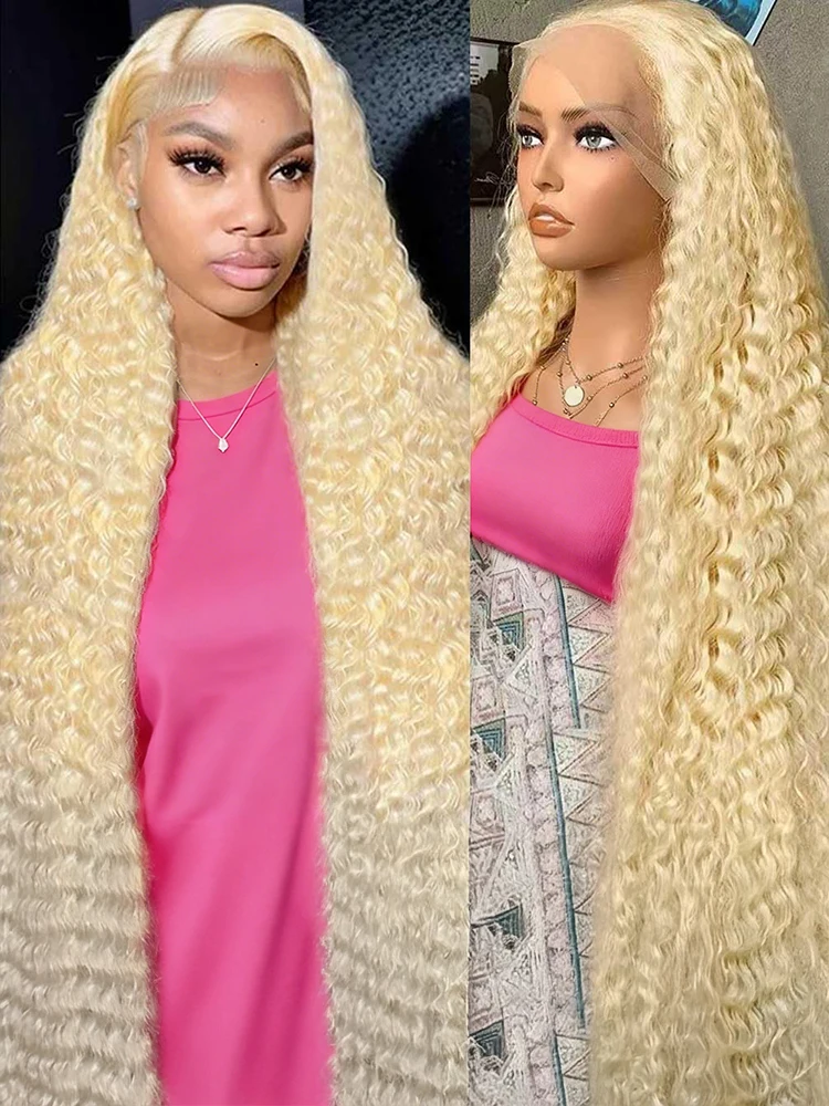 13x6 HD Burmese Curly Lace Frontal Wigs 613 Honey Blonde Deep Wave 13x4 Transparent Lace Front Human Hair Wig 250 Density
13x6 HD Burmese Curly Lace Frontal Wigs 613 Honey Blonde Deep Wave 13x4 Transparent Lace Front Human Hair Wig 250 Density