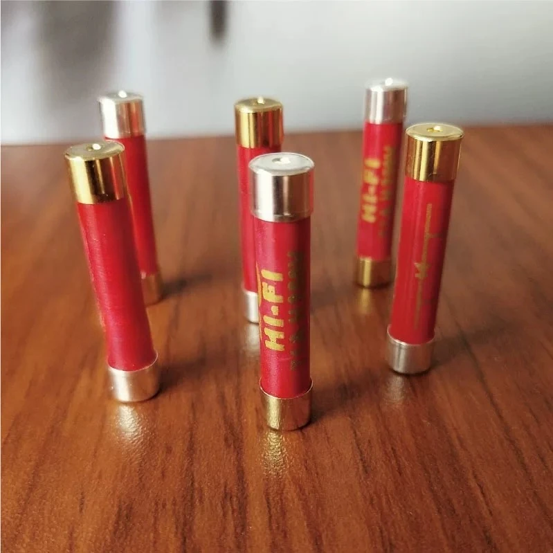 Hi-Fi Equipment Fuse Replacement - 1PCS High-end Gold Plated Silver Cap Nano Slow Blow Fuse 6x32mm/5x20mm
Hi-Fi Equipment Fuse Replacement - 1PCS High-end Gold Plated Silver Cap Nano Slow Blow Fuse 6x32mm/5x20mm