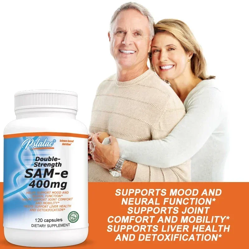 Sam-E 400mg Joint Supplement - Support Bone and Joint Health, Improve Negative Mood, Enhance Energy, and Relieve Stress Vegan
Sam-E 400mg Joint Supplement - Support Bone and Joint Health, Improve Negative Mood, Enhance Energy, and Relieve Stress Vegan