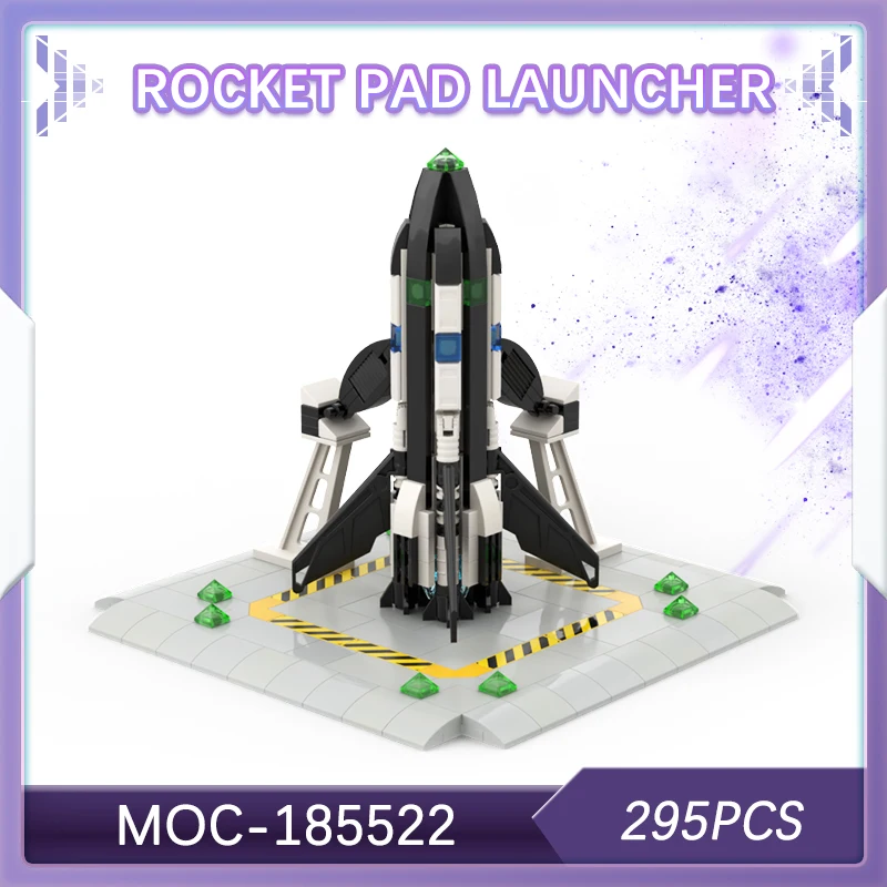 295 шт., ракетный блок, пусковая установка, строительные блоки для сборки космического челнока, детская модель исследования, украшение для рабочего стола MOC-185522 
295 шт., ракетный блок, пусковая установка, строительные блоки для сборки космического челнока, детская модель исследования, украшение для рабочего стола MOC-185522