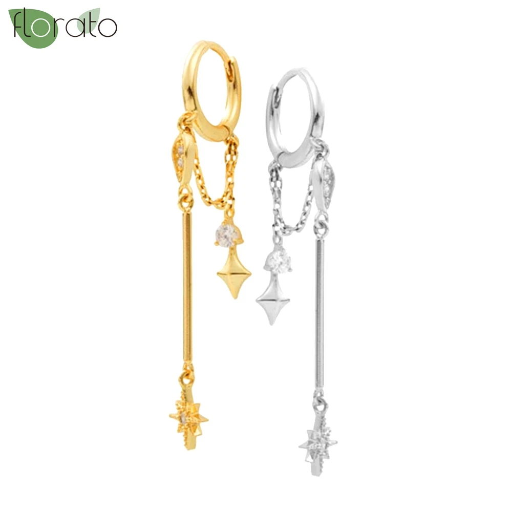 925 Sterling Silver Needle Fashion Star Pendant 50mm Long Earrings 2024 New Hoop Earrings for Women Wedding Luxury Jewelry Gift
925 Sterling Silver Needle Fashion Star Pendant 50mm Long Earrings 2024 New Hoop Earrings for Women Wedding Luxury Jewelry Gift