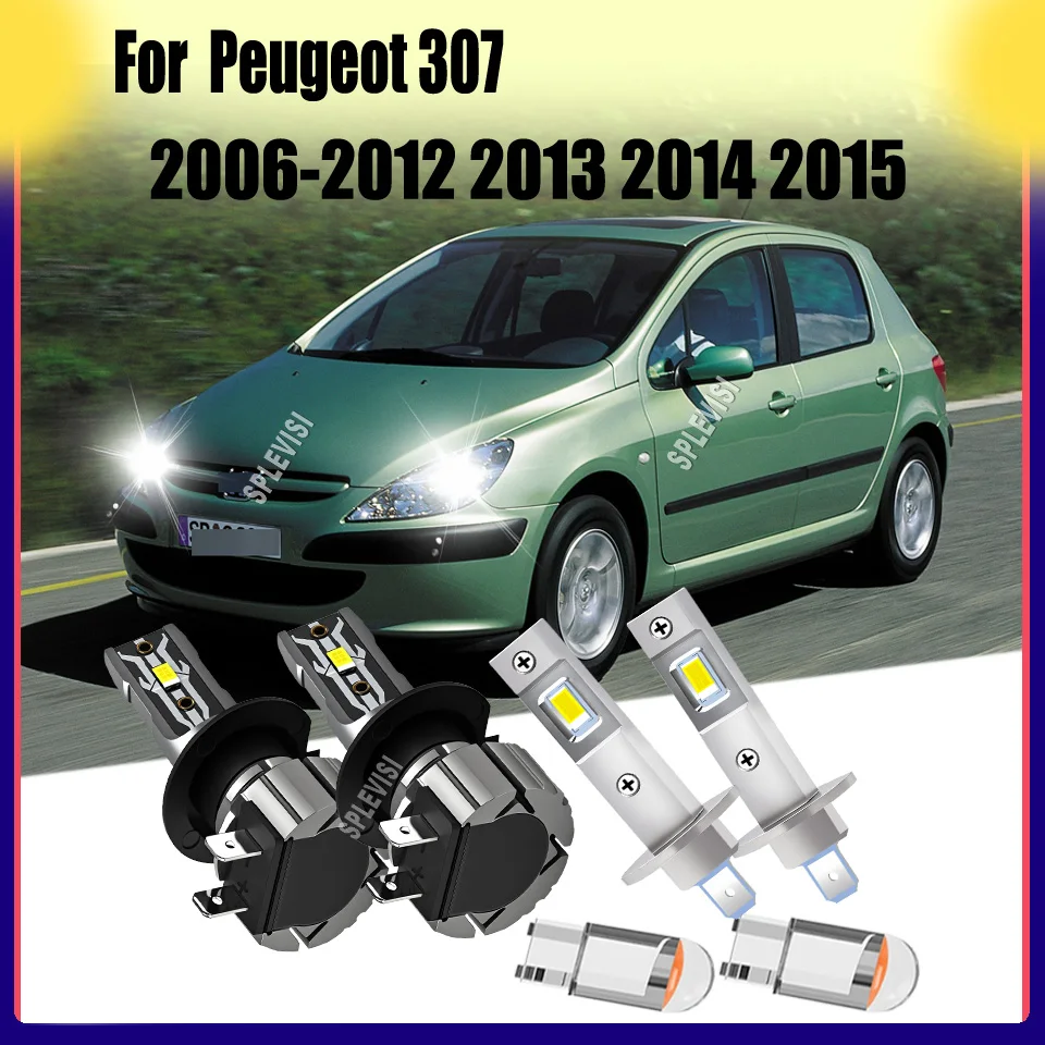 H1 H7 LED Headlight 7500LM Per Bulb, 360° Perfect Beam Pattern For Peugeot 307 2006 2007 2008 2009 2010 2011 2012 2013 2014 2015
H1 H7 LED Headlight 7500LM Per Bulb, 360° Perfect Beam Pattern For Peugeot 307 2006 2007 2008 2009 2010 2011 2012 2013 2014 2015