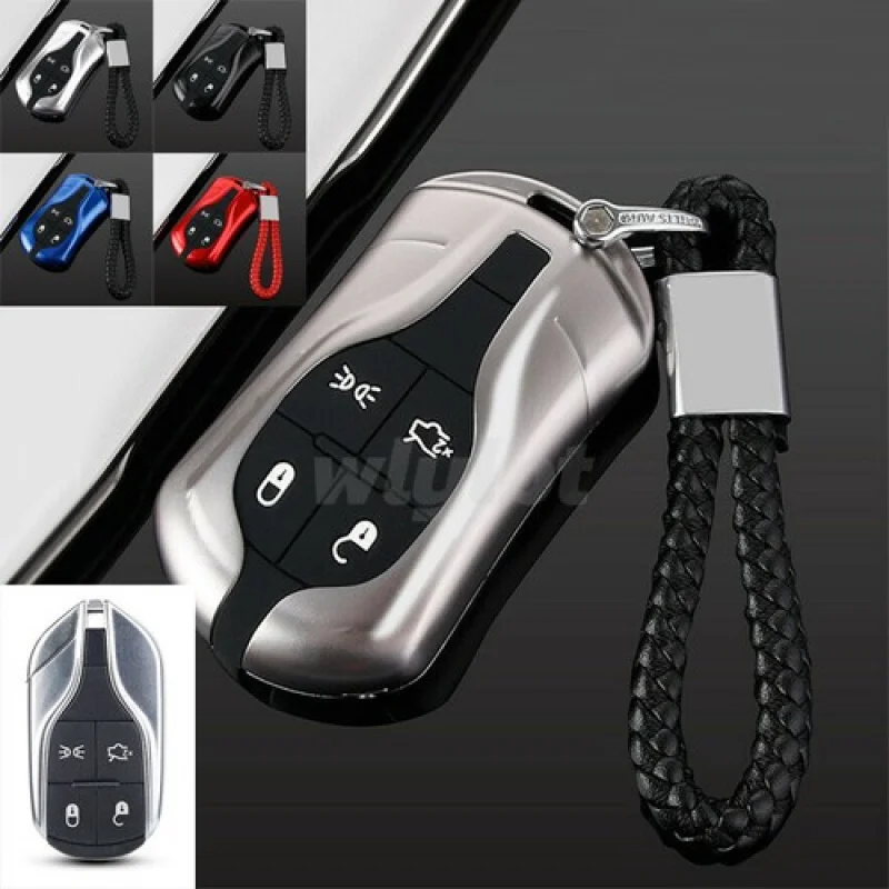 A+ For Maserati Ghibli Levante Quattroporte Aluminum Alloy Key Fob Cover Case Shell
A+ For Maserati Ghibli Levante Quattroporte Aluminum Alloy Key Fob Cover Case Shell