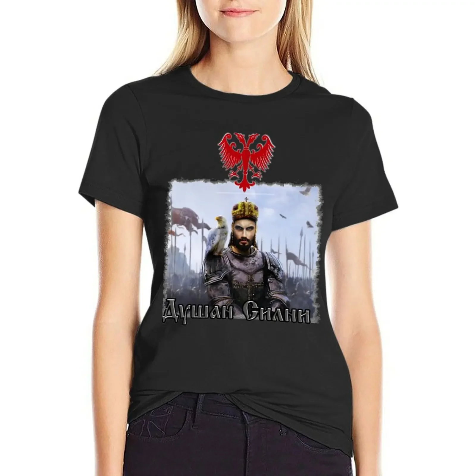 Dusan Silni T-Shirt funny anime clothes Aesthetic clothing plus sizes Women's tops
Dusan Silni T-Shirt funny anime clothes Aesthetic clothing plus sizes Women's tops