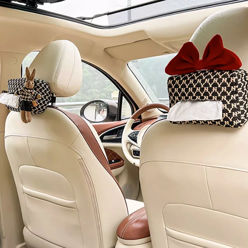 Advanced Sense Thousand Bird Lattice Car Tissue Box Female Car Seat Back Armrest Paper Box Interior Decoration Supplies Storage
Advanced Sense Thousand Bird Lattice Car Tissue Box Female Car Seat Back Armrest Paper Box Interior Decoration Supplies Storage