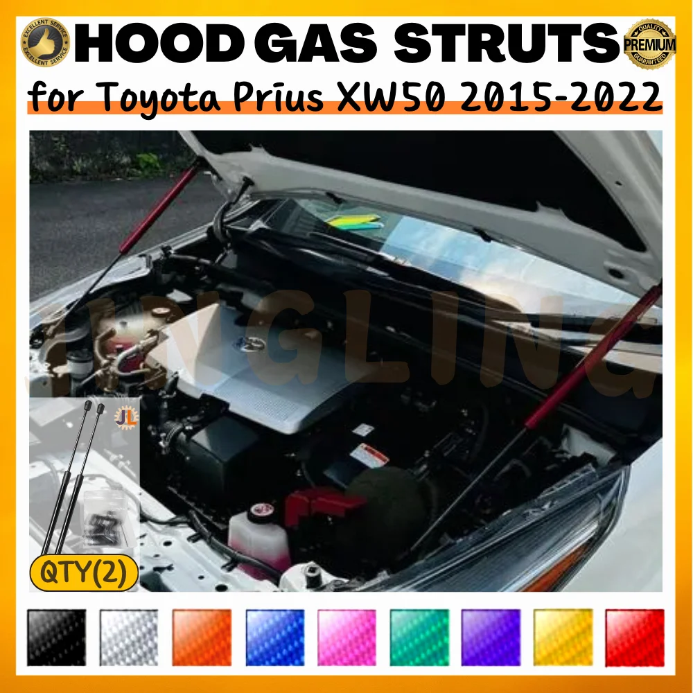 Qty(2) Hood Struts for Toyota Prius XW50 2015-2022 Front Bonnet Modify Lift Supports Dampers Gas Springs Shock Absorbers
Qty(2) Hood Struts for Toyota Prius XW50 2015-2022 Front Bonnet Modify Lift Supports Dampers Gas Springs Shock Absorbers