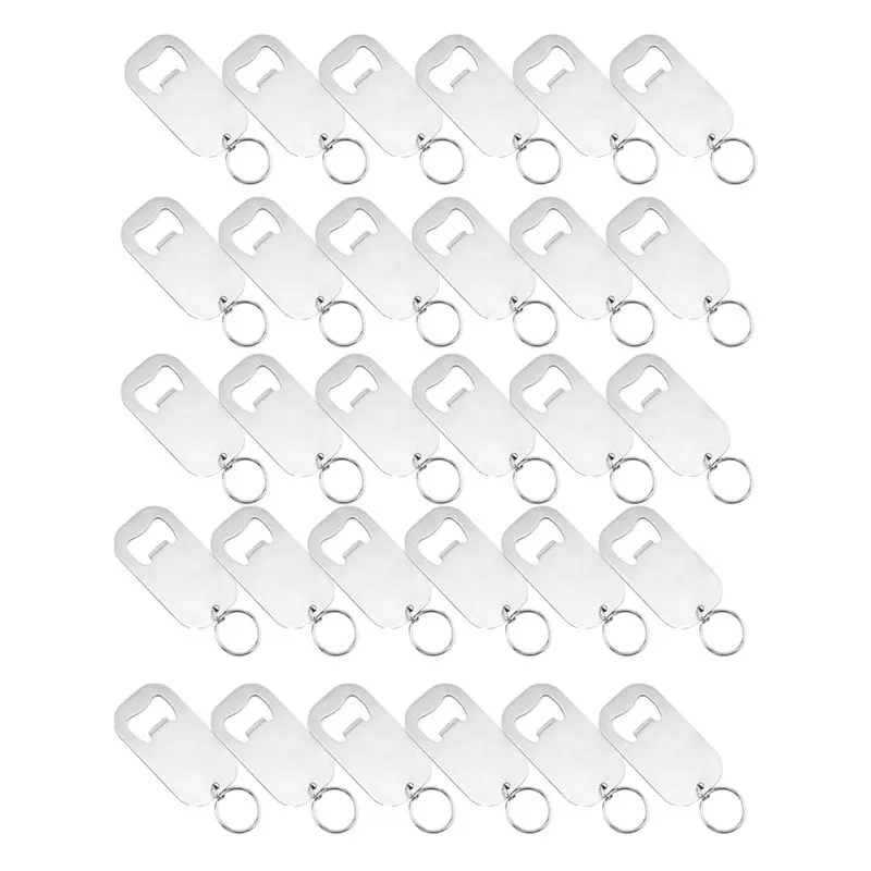 30 Pcs Stainless Steel Bottle Opener Keychain Beer Opener Portable Beer Bottle Opener For Kitchen And Party-A68E
30 Pcs Stainless Steel Bottle Opener Keychain Beer Opener Portable Beer Bottle Opener For Kitchen And Party-A68E
