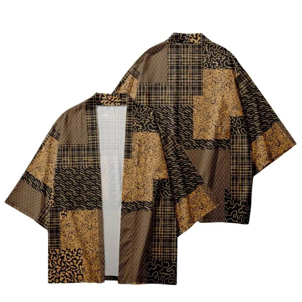 Fashion Splicing Pattern Printed Cosplay Cardigan Haori Beach Yukata Traditional Kimono Japanese Streetwear Women Men Shirts
Fashion Splicing Pattern Printed Cosplay Cardigan Haori Beach Yukata Traditional Kimono Japanese Streetwear Women Men Shirts