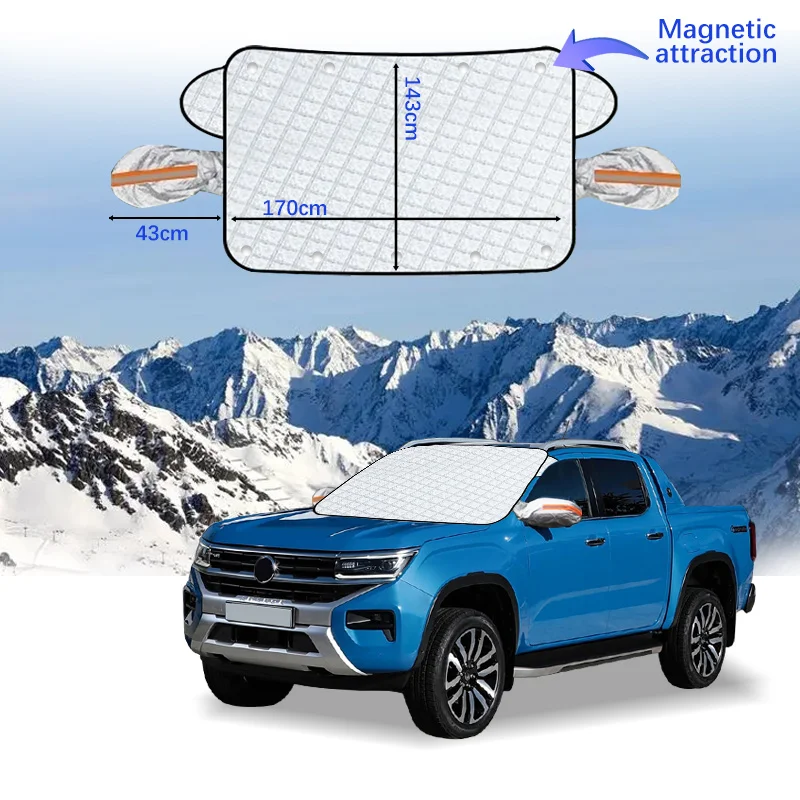 Car Windshield Cover Magnet Winter Window Snow Shield Anti Frost Auto Front Window Snow Cover For Volkswagen Amarok
Car Windshield Cover Magnet Winter Window Snow Shield Anti Frost Auto Front Window Snow Cover For Volkswagen Amarok