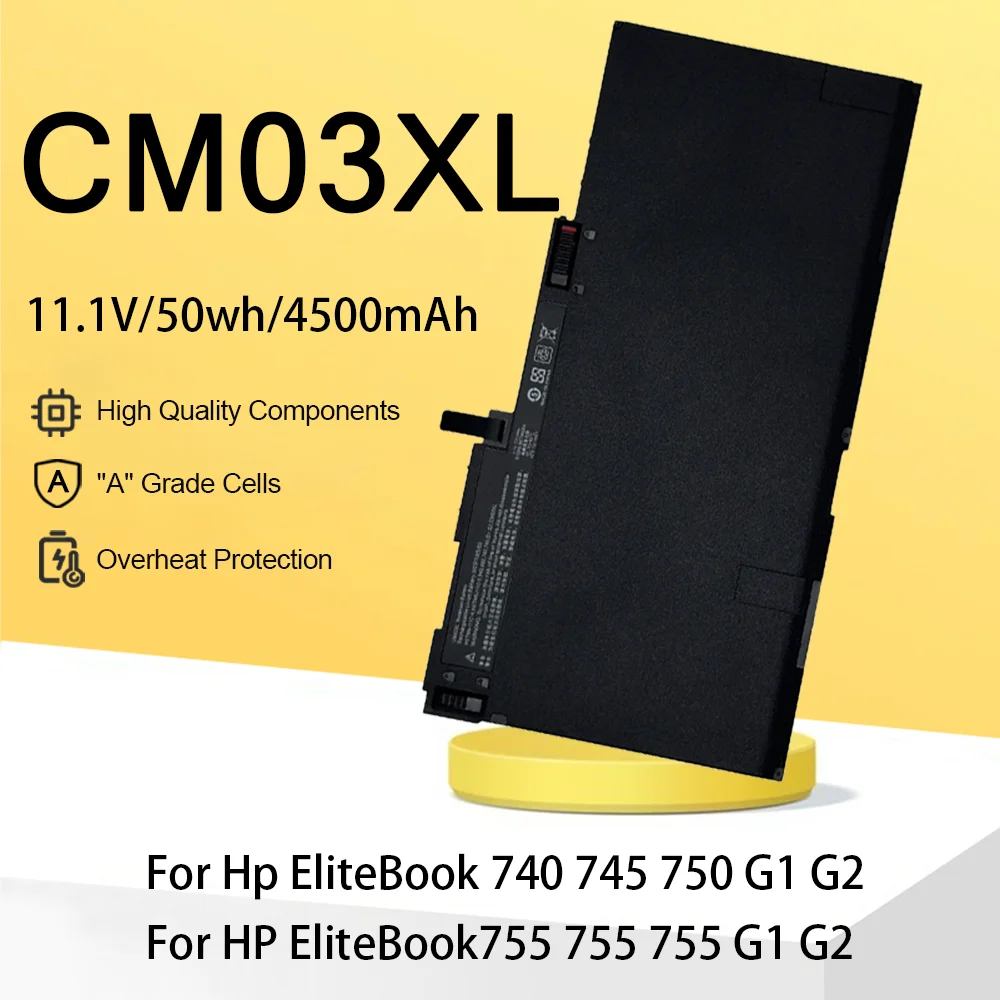 Аккумулятор CM03XL 11,1 В для HP Elitebook 840 845 850 740 745 750 G1 G2 серии HSTNN-DB4Q HSTNN-IB4R LB4R ZBook 14 G2 15u
Аккумулятор CM03XL 11,1 В для HP Elitebook 840 845 850 740 745 750 G1 G2 серии HSTNN-DB4Q HSTNN-IB4R LB4R ZBook 14 G2 15u