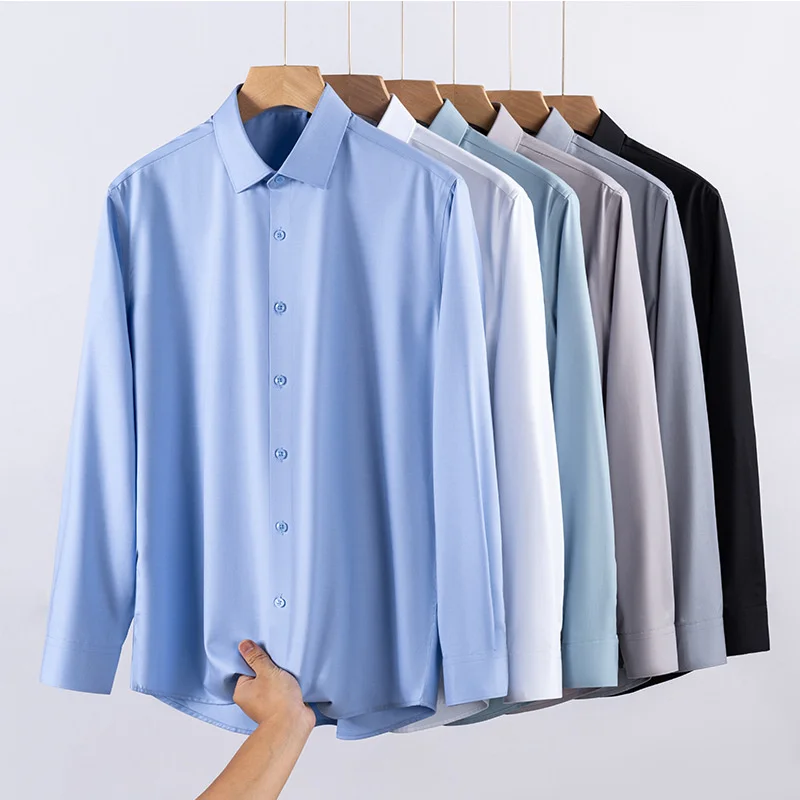 Men Shirt Long Sleeves Dress Shirts For Men Slim Fit Camisa Social Business Blouse White Office Shirt Men's Clothing S-8XL 9XL
Men Shirt Long Sleeves Dress Shirts For Men Slim Fit Camisa Social Business Blouse White Office Shirt Men's Clothing S-8XL 9XL
