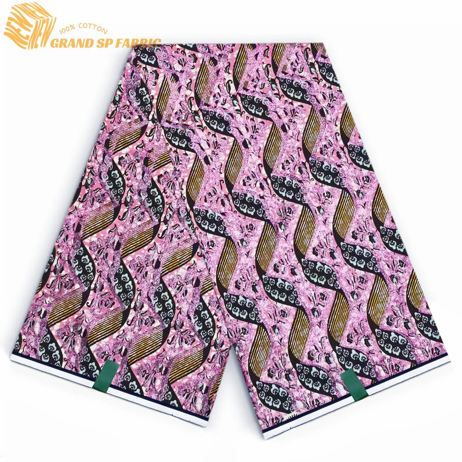 Grand Super Fabric 100% Cotton African Wax Fabric High Quality Wax Print Ankara Fabric For Sewing 6yards Women Fabric VY1209
Grand Super Fabric 100% Cotton African Wax Fabric High Quality Wax Print Ankara Fabric For Sewing 6yards Women Fabric VY1209