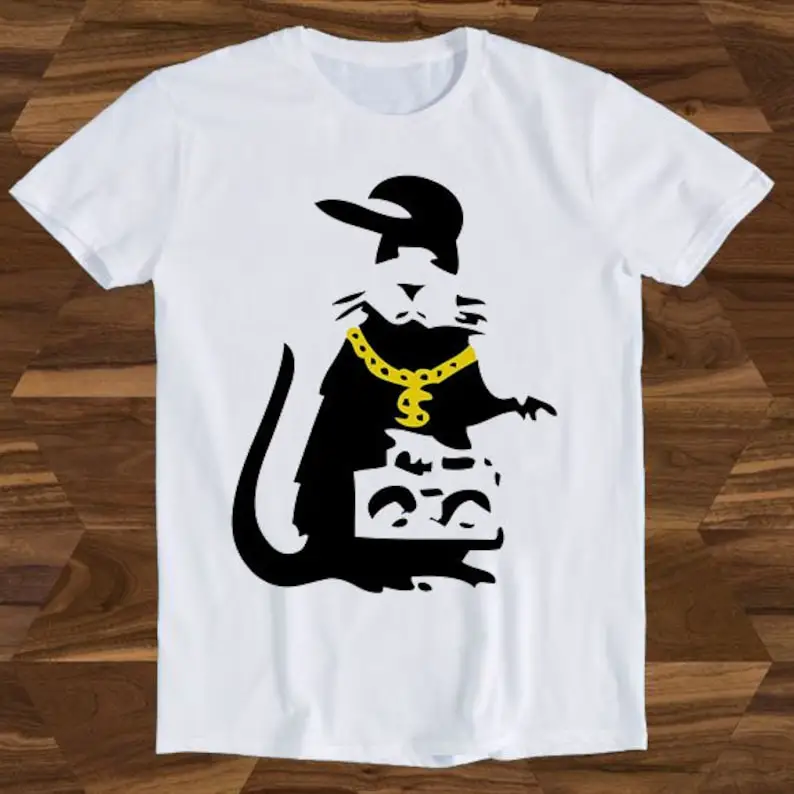 Banksy Gangsta Rat Retro Art Drawing Present Meme Funny Gift Tee T-Shirt T1164
Banksy Gangsta Rat Retro Art Drawing Present Meme Funny Gift Tee T-Shirt T1164