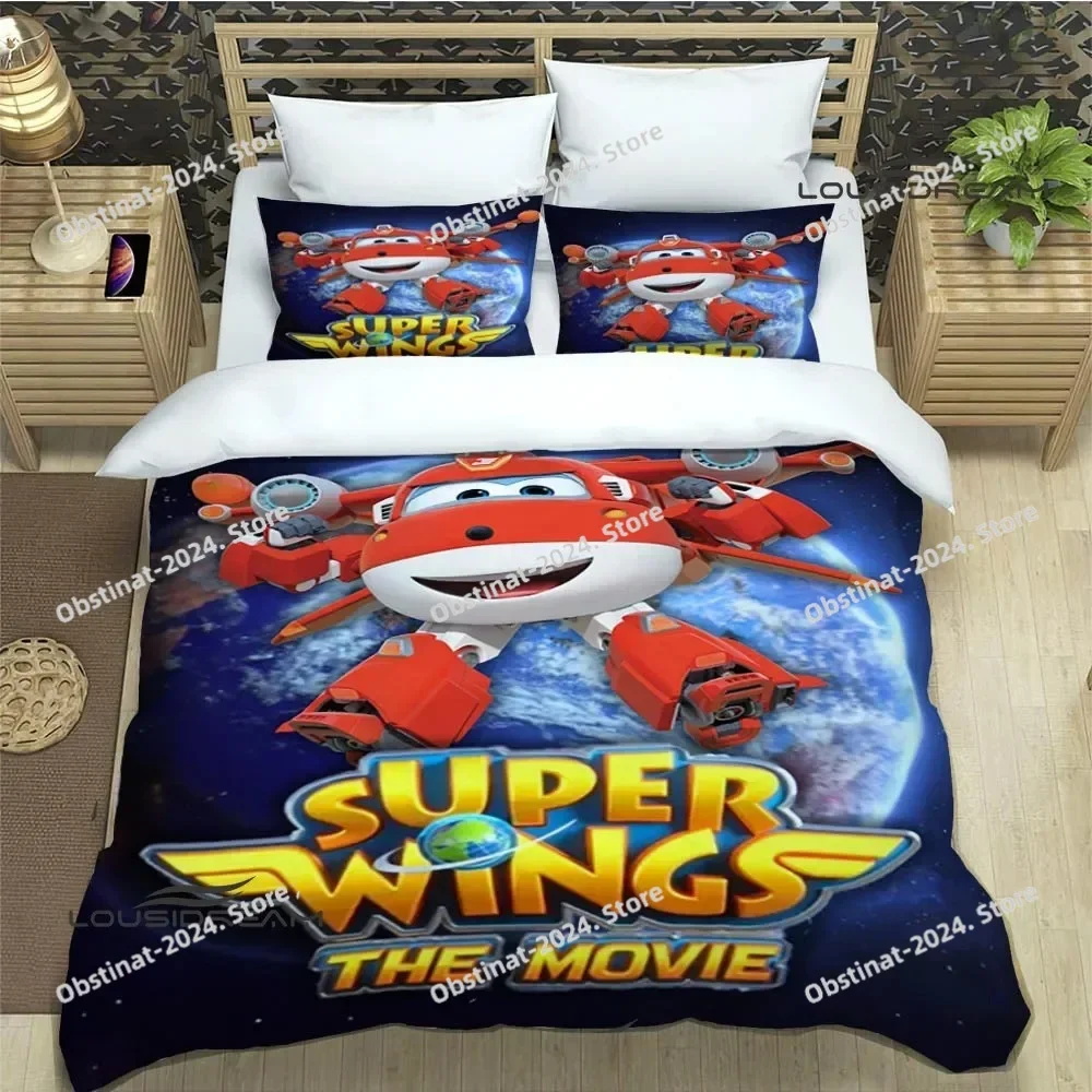 Cute cartoon super wings Printed Bed Set Duvet Cover Pillowcase Bedding Set Bed Linen Sheet Quilt Cover Full Queen King Size
Cute cartoon super wings Printed Bed Set Duvet Cover Pillowcase Bedding Set Bed Linen Sheet Quilt Cover Full Queen King Size
