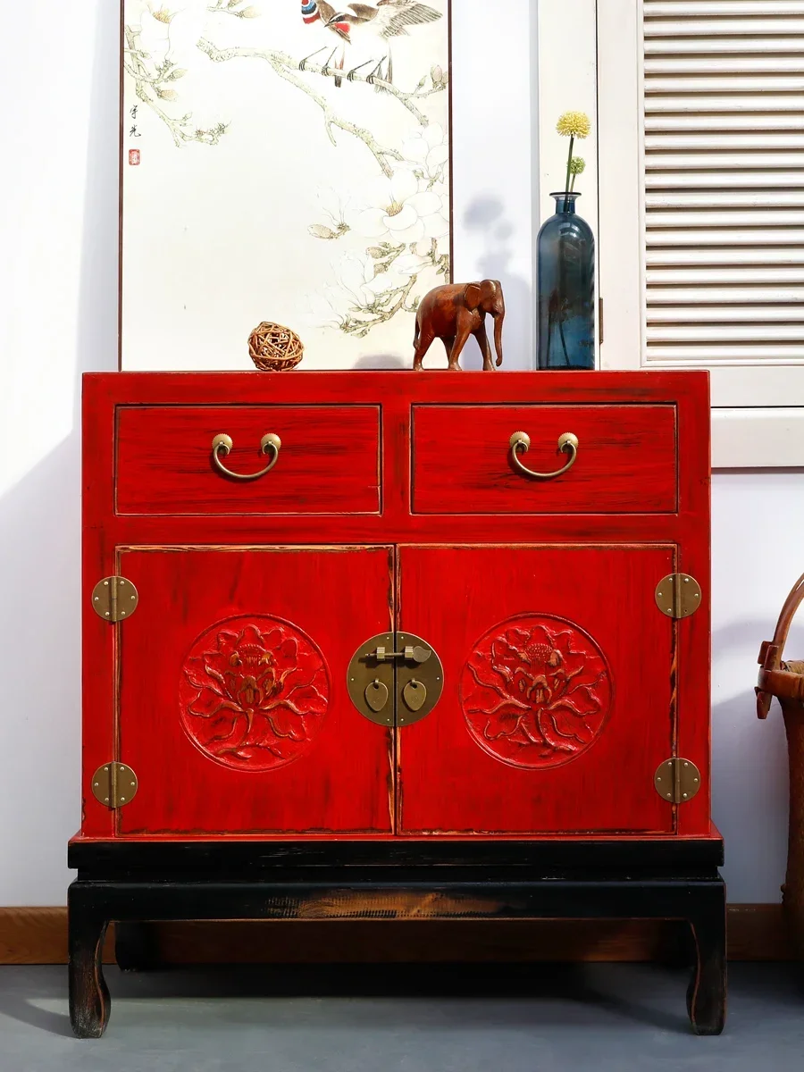 Sideboard -Functional Large Capacity Storage Distressed Pastoral Hallway Storage
Sideboard -Functional Large Capacity Storage Distressed Pastoral Hallway Storage